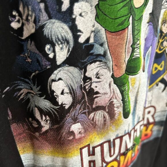 Hunter X Hunter Anime Graphic Black T-Shirt L - Picture 13 of 16